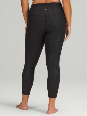 lululemon athletica Align High-Rise Leggings - Aqueous Emboss Black